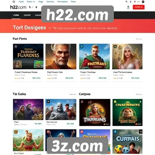 Comparativo entre h22.com e outros sites de jogos